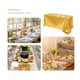 thumbnail image 5 of Mantel de satén, mantel para banquetes, brillante, color liso, para bodas y eventos en hoteles, resistente, plegable, 100% poliéster, para salón de banquetes,Wsvlmg, 5 of 8