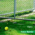 thumbnail image 4 of Juego de 10 Uds. barrera para animales de 30x43cm para patio trasero de césped, de conejos para perros al aire libre desmontables a Baoblaze Valla de inserción de tierra, 4 of 8