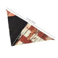 thumbnail image 3 of Naloa Wood Grain Bald Eagle Dog Bandanas 1PC Washable Triangle Dog Scarfs Premium Durable Fabric, for Small Medium Large Dogs and Cats, 3 of 6