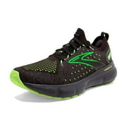 Brooks Men�s Glycerin StealthFit 20 Neutral Running Shoe - Black/Pearl/Green Gecko - 9 Medium