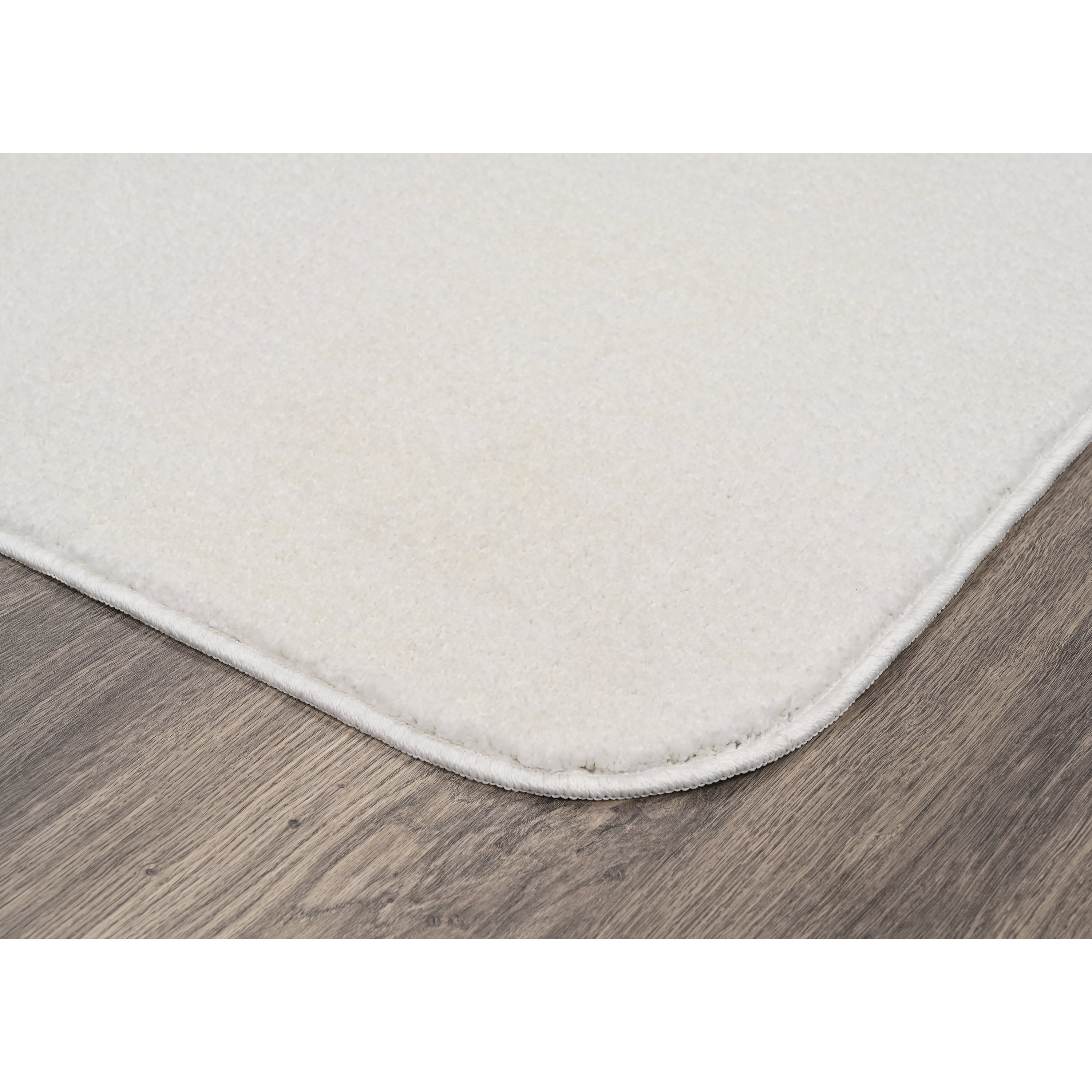 Garland Rug Gramercy Washable Polypropylene White Bath Rug, 24" x 40"