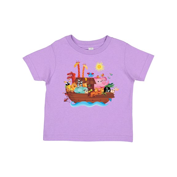 Inktastic Animal Ark Bible Story Christian Boys or Girls Toddler T-Shirt