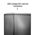 thumbnail image 5 of Home Zone Living 13 Gallon Kitchen Trash Can, Dual Compartment Recycle Combo, Slim Stainless Steel, 50 Liter, 5 of 5