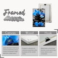 thumbnail image 5 of ZHONGYUTONG Bathroom Wall Art Orchid Flower with Black Zen Stone Pictures SPA Candle Picture Prints Still Life Canvas Painting for Meditation Spiritual Room Decor (20.00" x 30.00"), 5 of 6