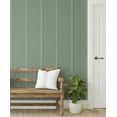 thumbnail image 3 of Seabrook Designs  Faux Board & Batten Prepasted Wallpaper 20.5 in. W x 33 ft. L - Sage Green, 3 of 6