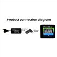 thumbnail image 5 of 3X Adaptador de Carga de Alimentación Macho con Entrada PD CC Hembra de 65 W A USB Tipo C para Teléfonos, Tabletas y Portátiles (Negro 7406 B), 5 of 5