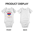thumbnail image 3 of Everyone Loves an Armenian Girl Cute Baby Bodysuits (White, 0-3 Months), 3 of 5