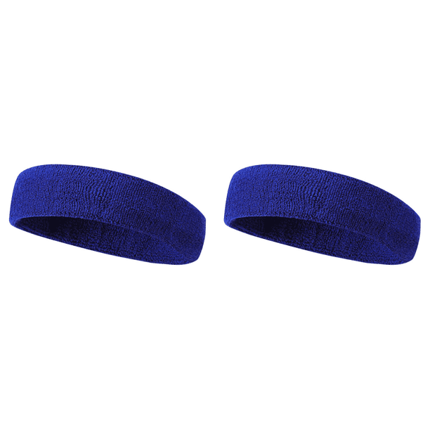 Banda para El Sudor Atlética Diadema Deportiva Que Absorbe La Humedad Hombres Y Mujeres () Azul