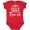 Red, variant on Inktastic Gigi and Poppy Love Me Boys or Girls Baby Bodysuit