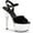 Black Patent/Clear, variant on Women's Pleaser Aspire 609 Ankle-Strap Sandal