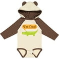 thumbnail image 3 of Inktastic 1st Birthday Alligator Jungle Boys or Girls Long Sleeve Baby Bodysuit, 3 of 5
