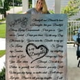 thumbnail image 6 of to My Daughter Blanket from Dad, Daughter Graduation Gift Ideas, Gifts for Daughters from Mothers, Gifts for Grown Daughter, Super Soft Cozy Flannel Throw Blanket for Bed Sofa (60"X50"), 6 of 7