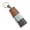 Brown, variant on Layered Accessory with Metal Loop Tab, Faux Leather Charm for Purse Backpack Zipper Handle Decoration Accent