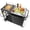 Fish Fryer Cart, variant on OuterMust Fish Fryer Pot with Baskets 58000 BTU 11 Qt Aluminum Outdoor Deep Fryer and Thermometer for Cooking Fish French Fries