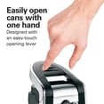 thumbnail image 3 of Hamilton Beach Smooth Touch Electric Can Opener, Automatic Can Opener, Includes Scissors, Black and Chrome, 76607, 3 of 6