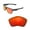 Fire Red Mirror Coated - Polarized, variant on Walleva Fire Red Polarized Replacement Lenses for Oakley TwoFace XL Sunglasses