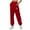 Red, variant on Trushirts Women's Red Pumpkin Sweatpants - Loose Fit, Polyester, Elastic Waist, Cuffed Ankles, Side Pockets for Casual/Light Workout, Size XL