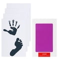 thumbnail image 1 of Uxcell Inkless Handprint and Footprint Kit, 3x5 Inch Mess Free Pet Paw Print Kit 1 Rose Red Inkless Print Pads + 4 Imprint Cards Clean Touch Ink Pad for Keepsake Gift and Pets Imprint, 1 of 7