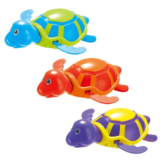 Juguete de baño para bebé, tortuga de natación / , bañera, piscina, agua flotante, cuerda, baño, , regalos para de 5 años Baoblaze tortuga nadando