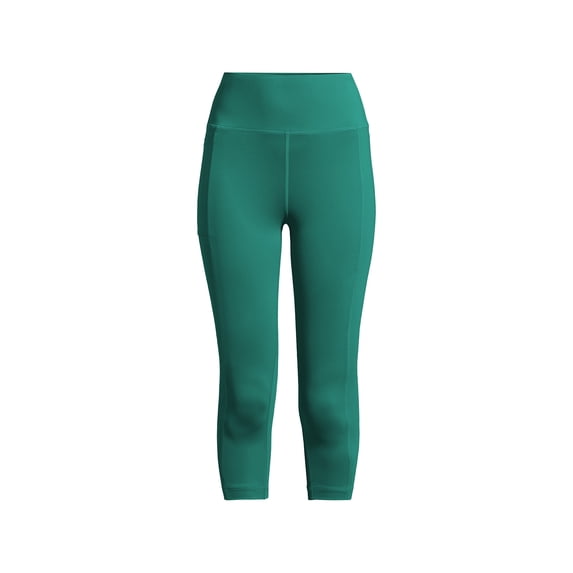Lands' End Women's Chlorine Resistant High Waisted Modest Swim Leggings with UPF 50 Sun Protection
