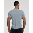 thumbnail image 4 of YUSHOW 3 Pack Men's Workout Shirts Mesh Athletic Quick Dry Active Tops, Size L, 4 of 8