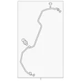 thumbnail image 3 of 2015 2016 Honda CR-V 2.4L air conditioning duct receiver 80341-T1W-A01, 3 of 6