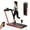Red, variant on Gymax Motorized Treadmill Folding Under Desk Electric Treadmill w/ APP Silver