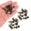 thumbnail image 4 of Book Rivets, Tack Screw, Leather Binding Button Tack For Furniture, Stationery Hardware Accessories Belts, Backpacks Silver,Black,Bronze,Gold, 4 of 8