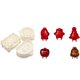 thumbnail image 2 of Inteprter Moldes para mini tartas fáciles de hornear, hechos de plástico ABS seguro, para fiestas, tartas de manzana, mini moldes de manzana. Cocina y Comedor 6 piezas, 2 of 6