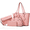 Pink, variant on Women Handbags Set 4pcs Purses for Women Tote Bags Satchel Shoulder Bag Wristlet Bag Clutch Purse for Women