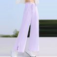 thumbnail image 4 of Women's fashion yoga long pants High Waisted Wide Leg Yoga Pants Quick Dry And Sun Protective, 4 of 7