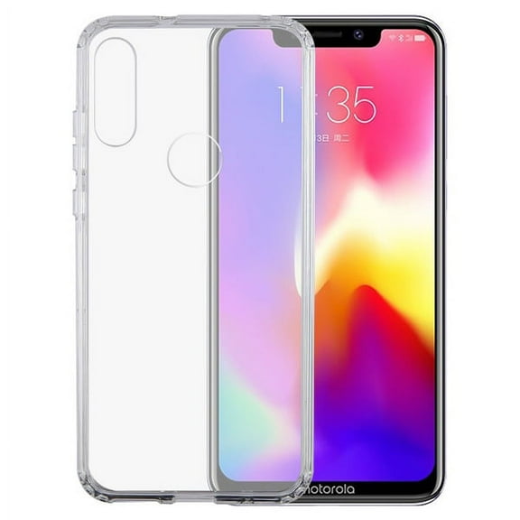 Motorola Moto E7 (2020) Phone Case Premium Shockproof Hybrid Hard Bumper Frame Gummy Rubber Silicone TPU Shock Absorption Non Slip Slim Highly Transparent [Crystal Clear] Cover for MOTOROLA Moto E7