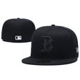 thumbnail image 1 of New Era Boston Red Sox gorra de béisbol totalmente cerrada calle Hip-Hop gorra no ajustable sombrero de ala plana, 1 of 3