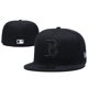 thumbnail image 3 of New Era Boston Red Sox gorra de béisbol totalmente cerrada calle Hip-Hop gorra no ajustable sombrero de ala plana, 3 of 3