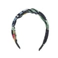 thumbnail image 4 of Unique Bargains 1 Pc Fashion Banana Leaf Pattern Headbands for Women Dark Blue, 4 of 6