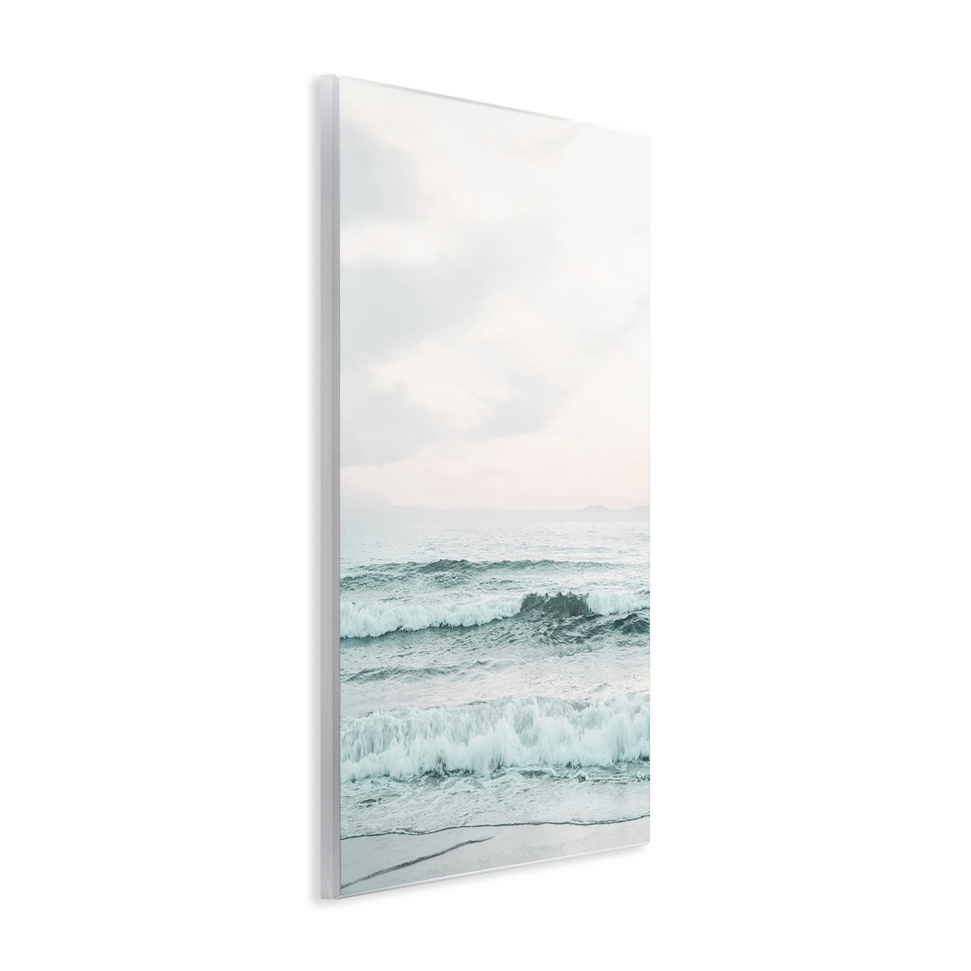 Stupell Industries Teal Sea Tide Nautical & Beach Photography Unframed Art Print Wall Art, 13 x 19