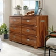 thumbnail image 2 of Pemberly Row Commode en Bois d'Ingénierie Transitionnelle à 6 Tiroirs en Brun, 2 of 10