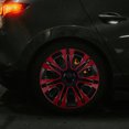 thumbnail image 6 of Soimiss Red Wheel Cap for Car Stylish Design Universal Fit Durable PP Material, 6 of 7