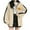 Khaki, variant on Zwiiyzr 2024 Oversized Sweatshirt For Women Long Sleeve Halloween Stylish Cardigan Casual Fleece Lined Zip Up Sweatshirts Graphic Hoodies Printing Coat Baggy Jacket Black