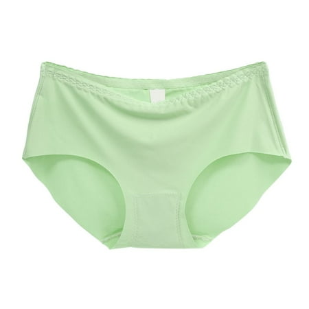 

Kironypik Sexy Lady Women s Fashion Seamless Panty Lingerie Briefs Knickers Underwear New Green XL