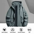 thumbnail image 4 of Aofany 2024 Long Sleeve Parkas Coats for Men Winter Windbreaker Outdoor Mountaineering Hooded Clothes Thermal Jacket Coats, 4 of 6