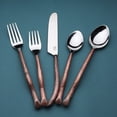 thumbnail image 3 of Copper Antique Twig Design 5 Pcs. Flatware Set, 3 of 5