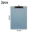 thumbnail image 2 of Plastic Clipboards Multi Pack Clipboard Strong Clip ! Acrylic Clipboards with Low Profile ClipA5 flat clip, 2 of 5