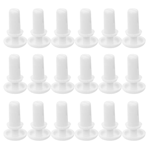 100pcs White Plastic Car Panel Fasteners Nylon Rivet Clips Auto Bumper Retainer Replacement Clips for Cars