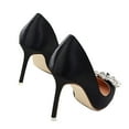 thumbnail image 5 of ROMANCE VICTORY Women's Shiny Rhinestone Pointed Toe Stiletto High Heels Pumps Wedding Party Prom Shoes, 5 of 11