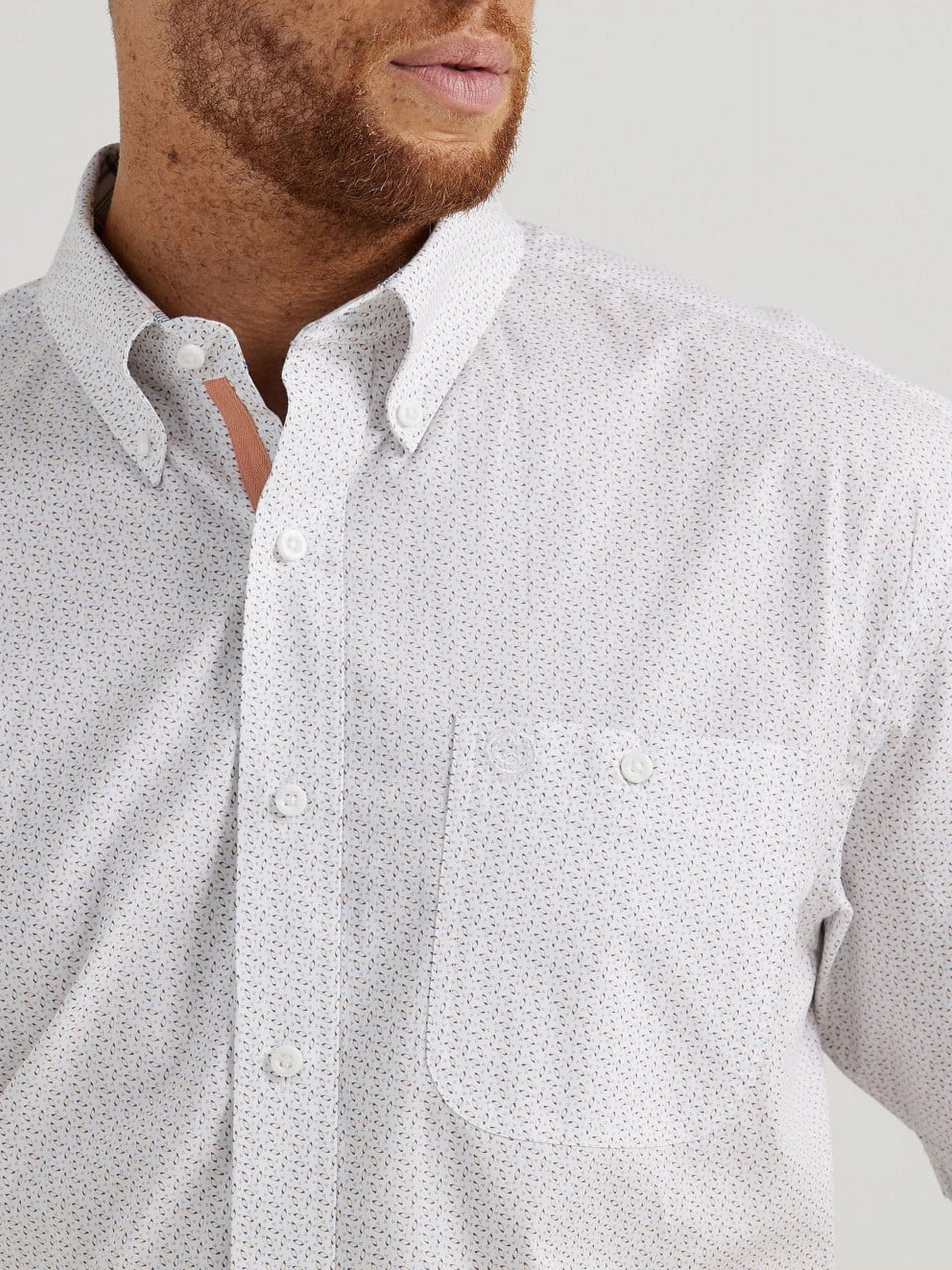 Wrangler George Strait White Print - Mens Shirt - 112344894 - Walmart.com