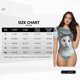 thumbnail image 5 of Balery Funny Cat Body de cuello redondo de manga corta para mujer Tops de manga corta Tops básicos-XX-Large, 5 of 7