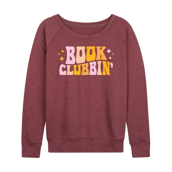 Instant Message - Book Clubbin - Women's Lightweight French Terry Long Sleeve Shirt