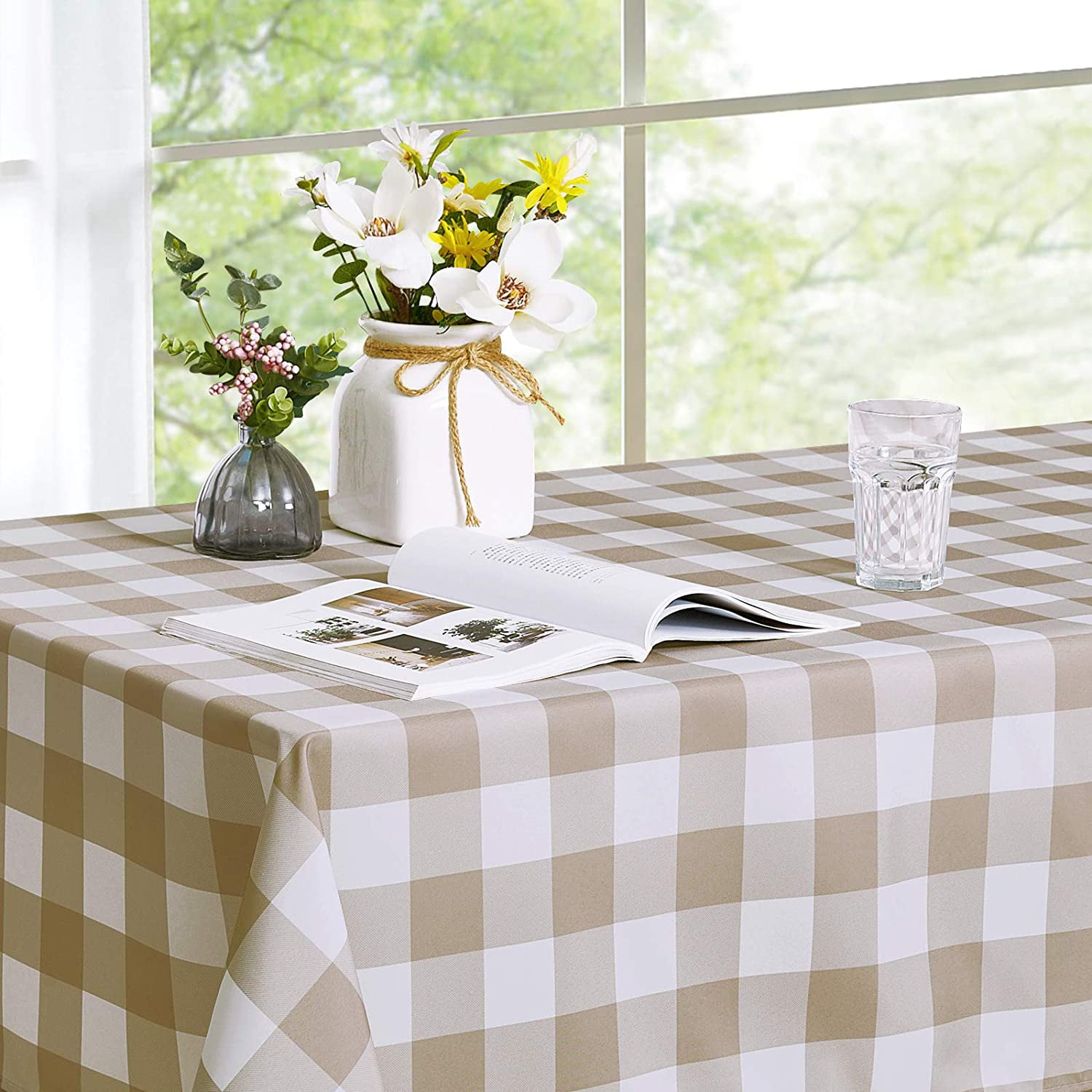 Eayy Table Cloth Washable, What Size Is A 8 Seater Table Cloth