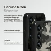 IBMRS For Samsung S23 Phone Case, Shockproof Translucent Cover (Camo Black)